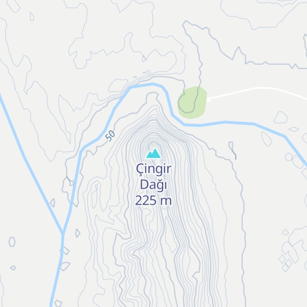 Map of Çingir Dağı
