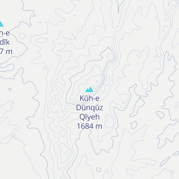 Map of Kūh-e Dūnqūz Qīyeh