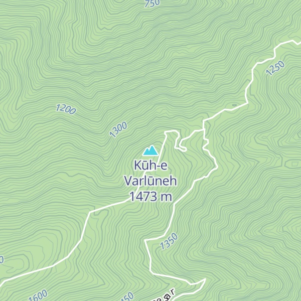 Map of Kūh-e Varlūneh