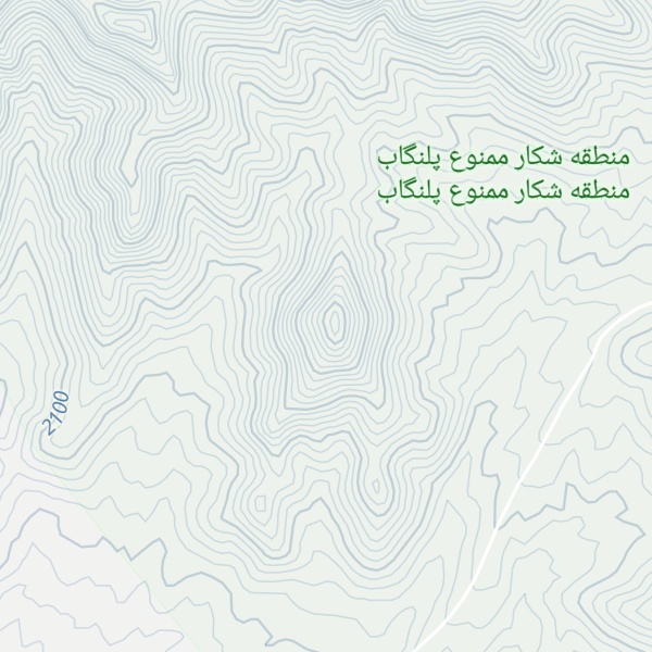 Map of Kūh-e Sakht Ḩeşār