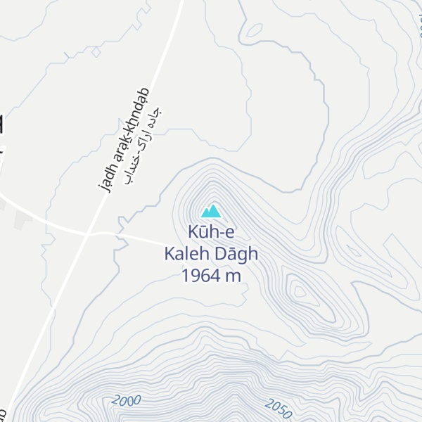 Map of Kūh-e Kaleh Dāgh