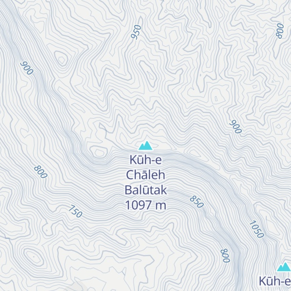 Map of Kūh-e Chāleh Balūtak