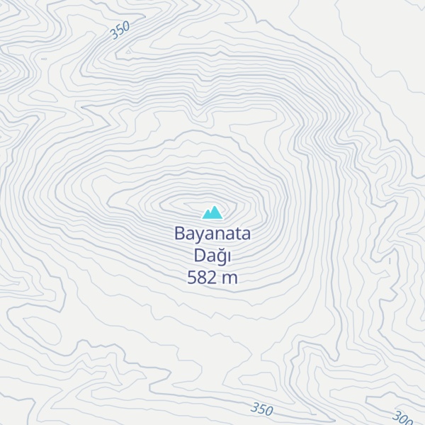 Map of Bayanata Dağı
