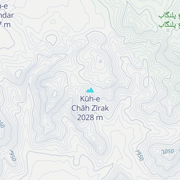 Map of Kūh-e Chāh Zīrak