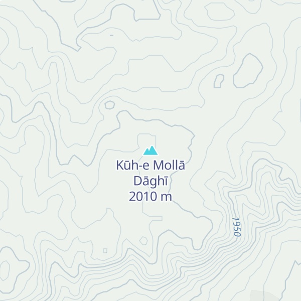 Map of Kūh-e Mollā Dāghī