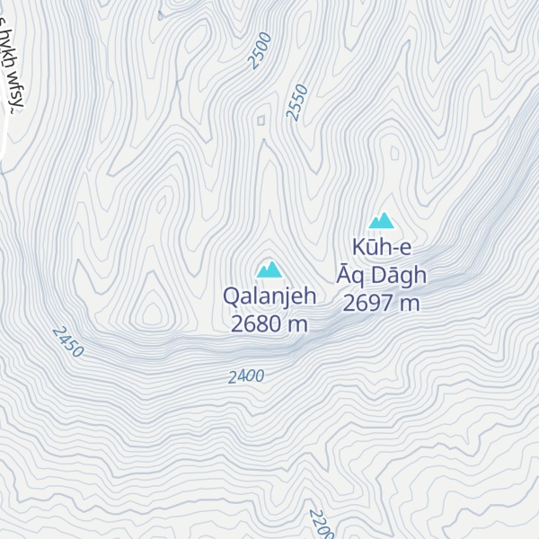 Map of Qalanjeh