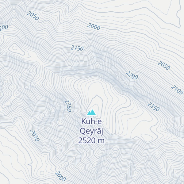 Map of Kūh-e Mārūn