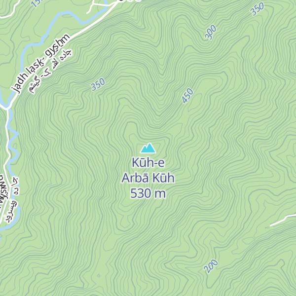 Map of Kūh-e Arbā Kūh