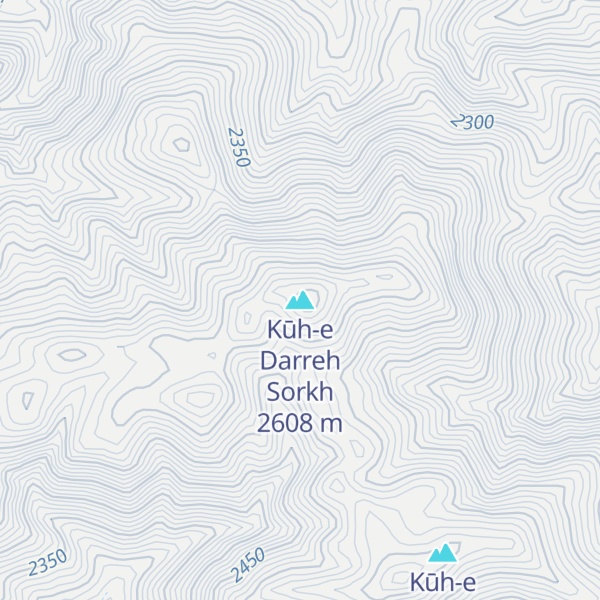 Map of Kūh-e Darreh Sorkh
