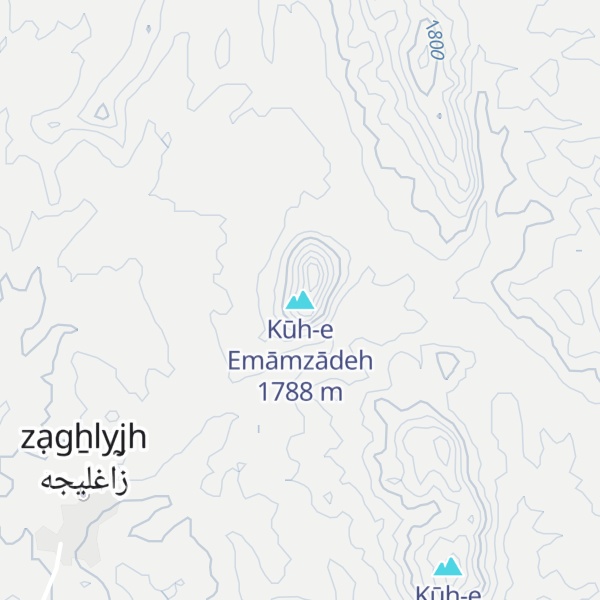Map of Kūh-e Emāmzādeh