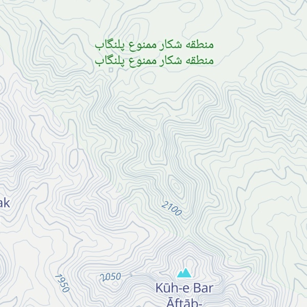 Map of Kūh-e Palang Āb
