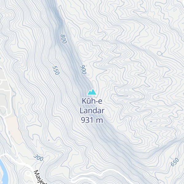 Map of Kūh-e Landar