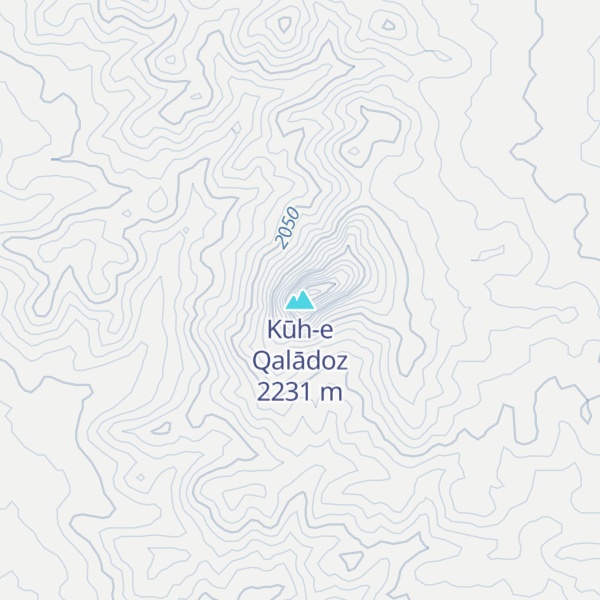 Map of Kūh-e Qalādoz