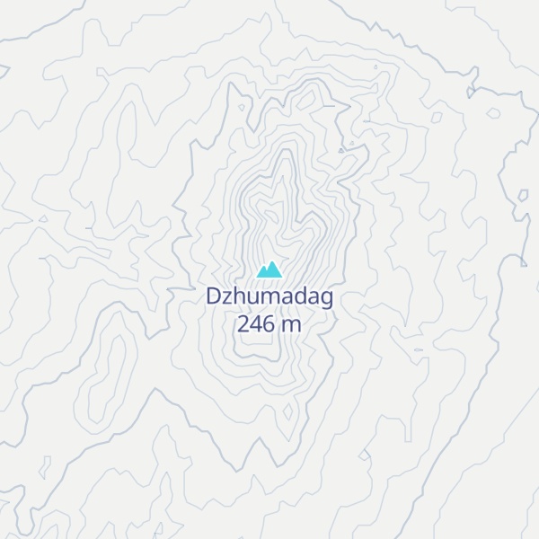 Map of Dzhumadag