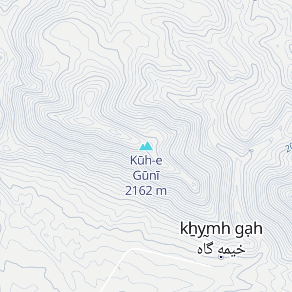 Map of Kūh-e Gūnī