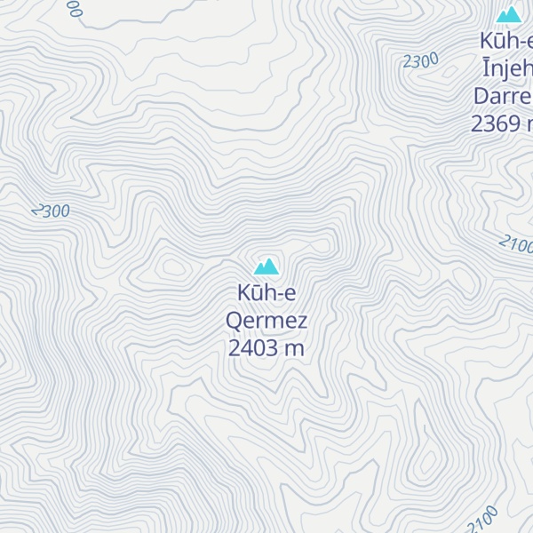 Map of Kūh-e Qermez