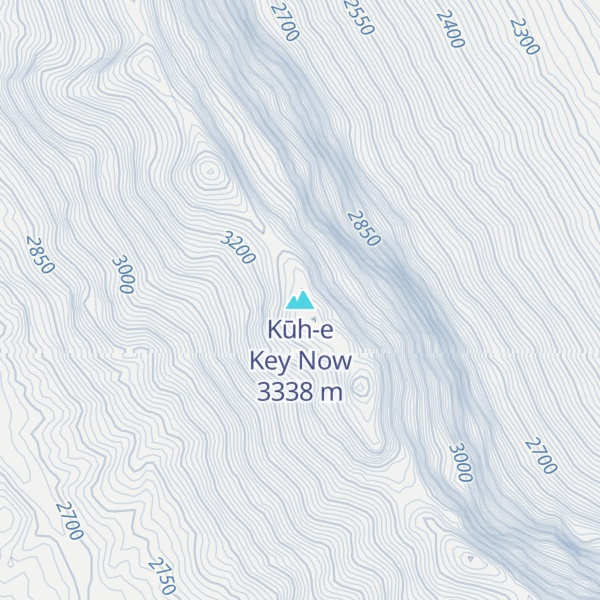 Map of Kūh-e Key Now