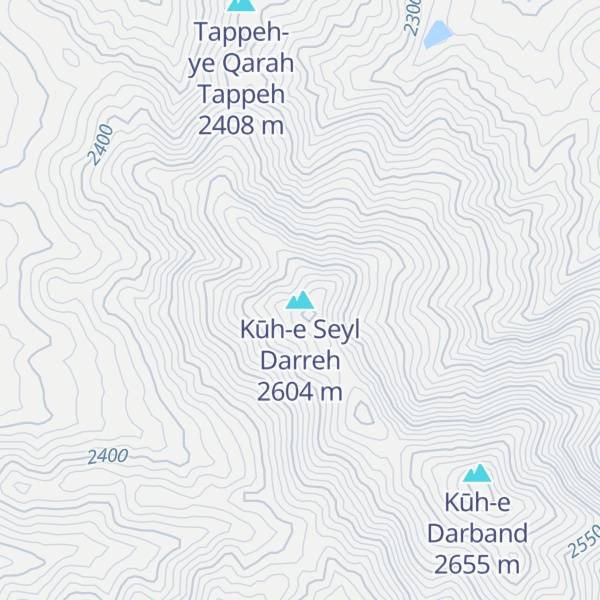 Map of Kūh-e Seyl Darreh