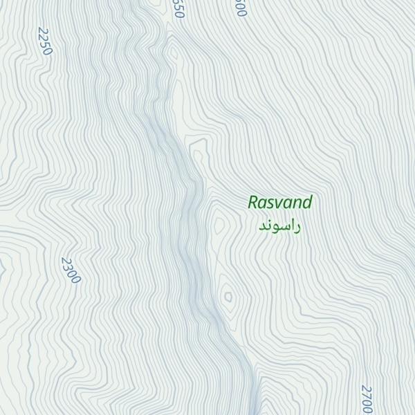 Map of Kūh-e Sefīd Khānī