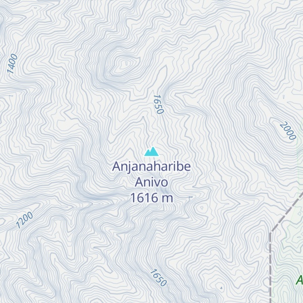 Map of Anjanaharibe Anivo