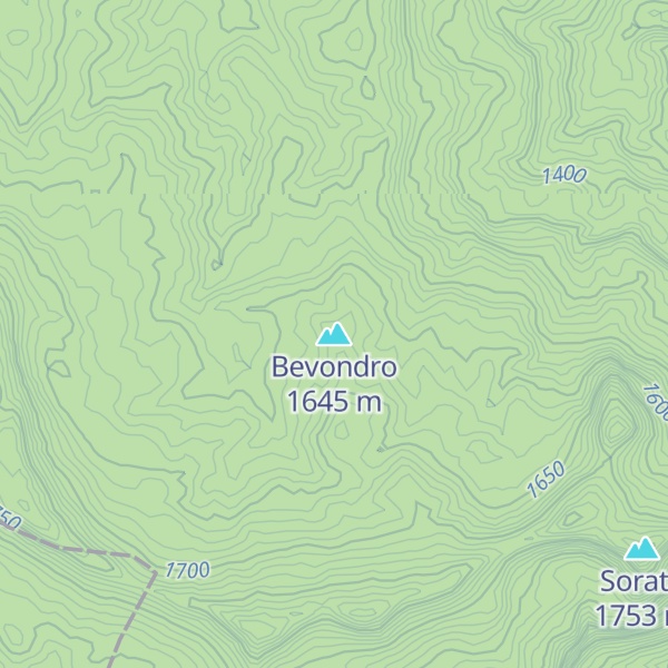 Map of Bevondro