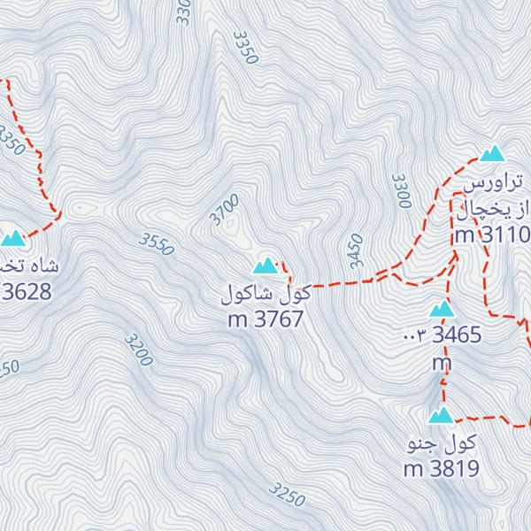 Map of کول شاکول