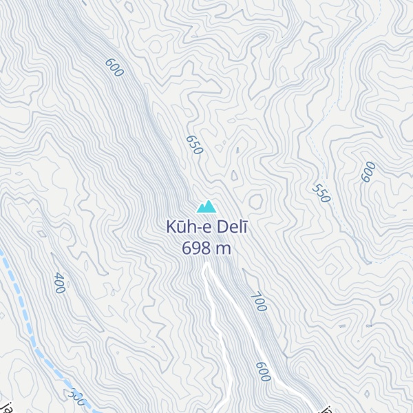 Map of Kūh-e Delī