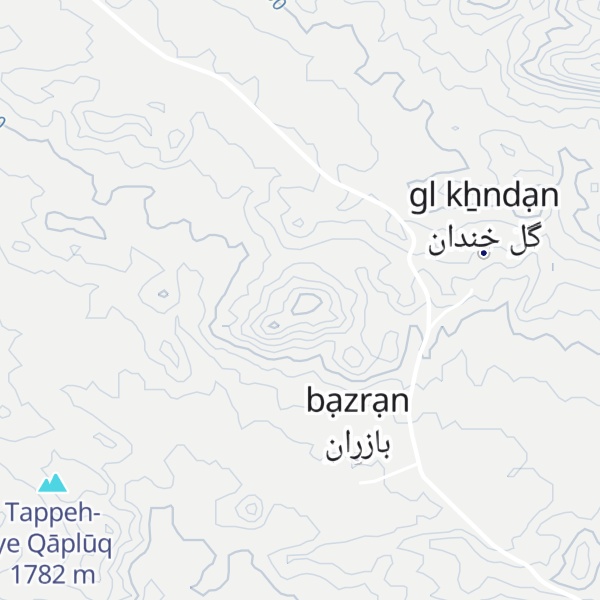 Map of Kūh-e Qarāvol Khāneh