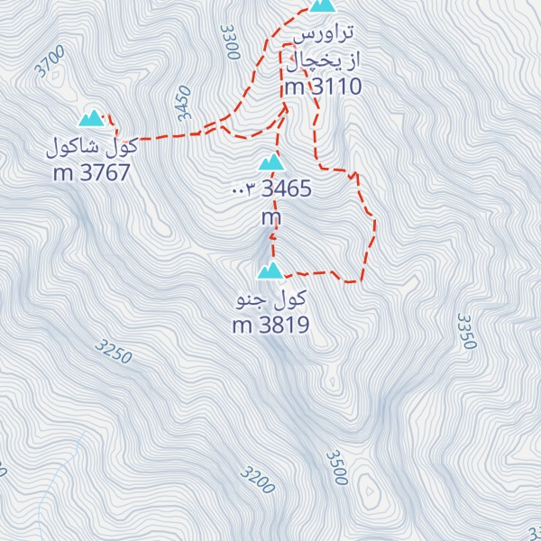 Map of کول جنو