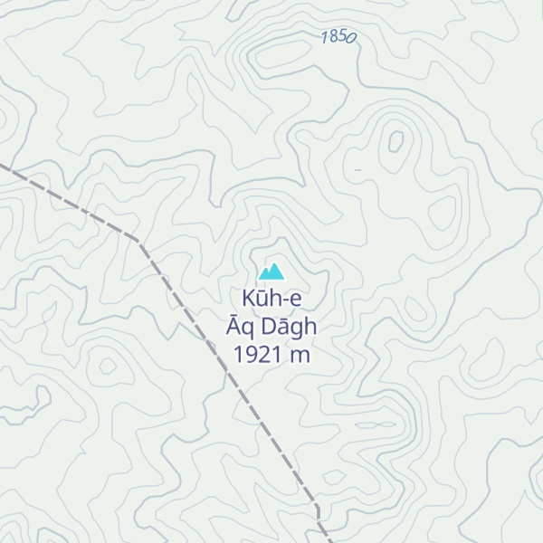 Map of Kūh-e Āq Dāgh