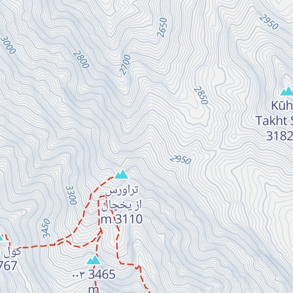 Map of پناهگاه کول جنون