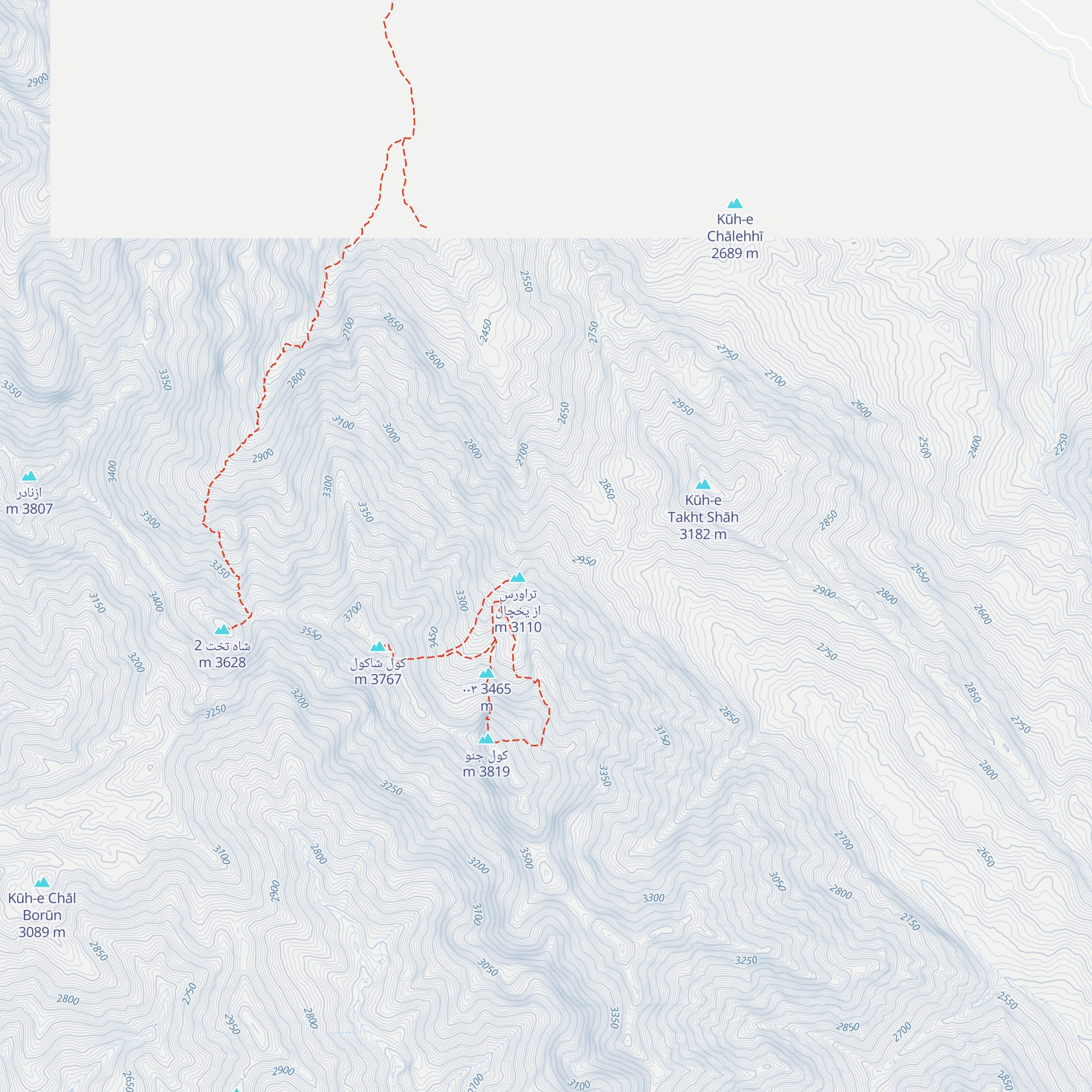 پناهگاه کول جنون map