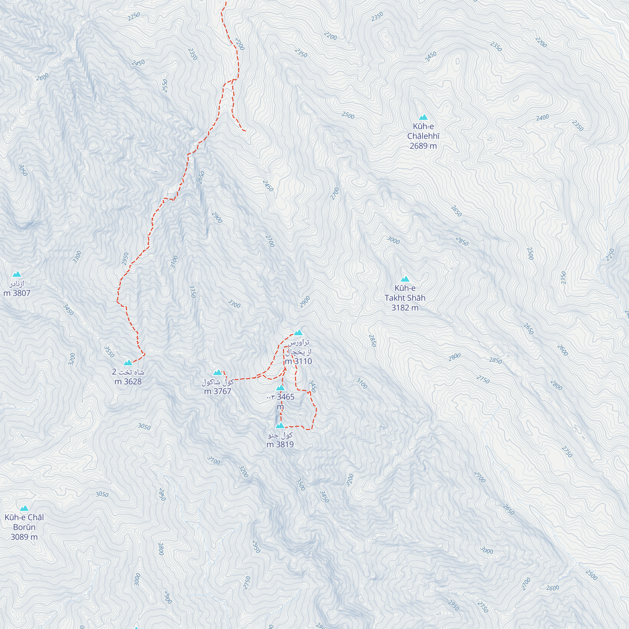 پناهگاه کول جنون map