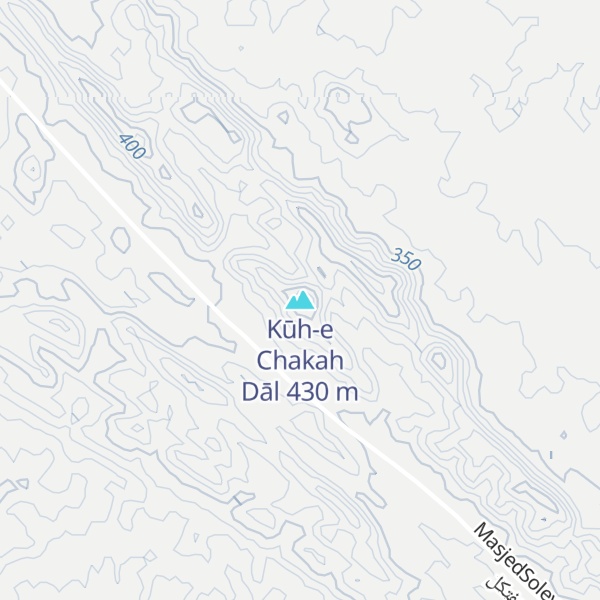 Map of Kūh-e Chakah Dāl