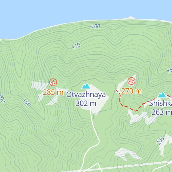 Map of Otvazhnaya