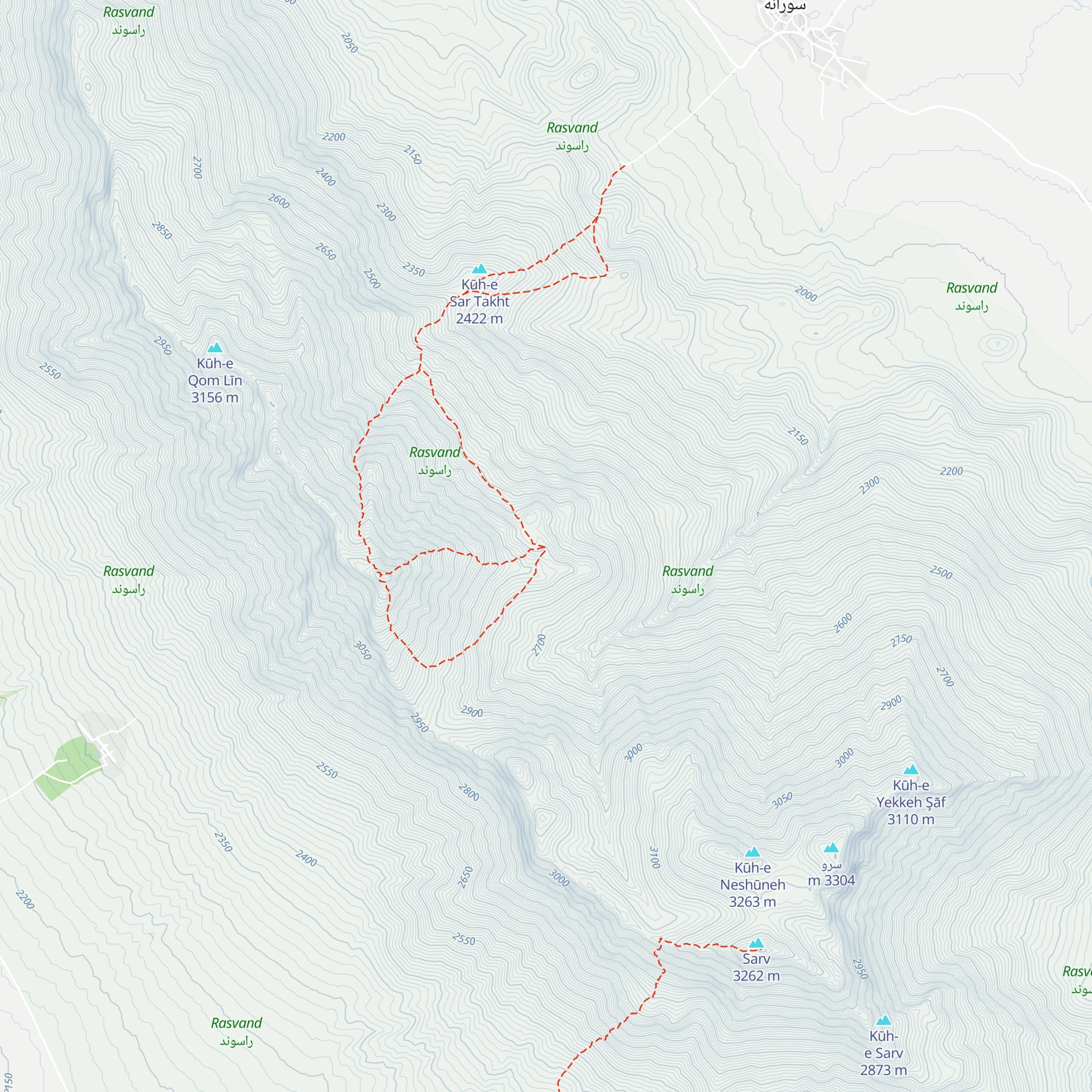 Shahbaz Shelter map