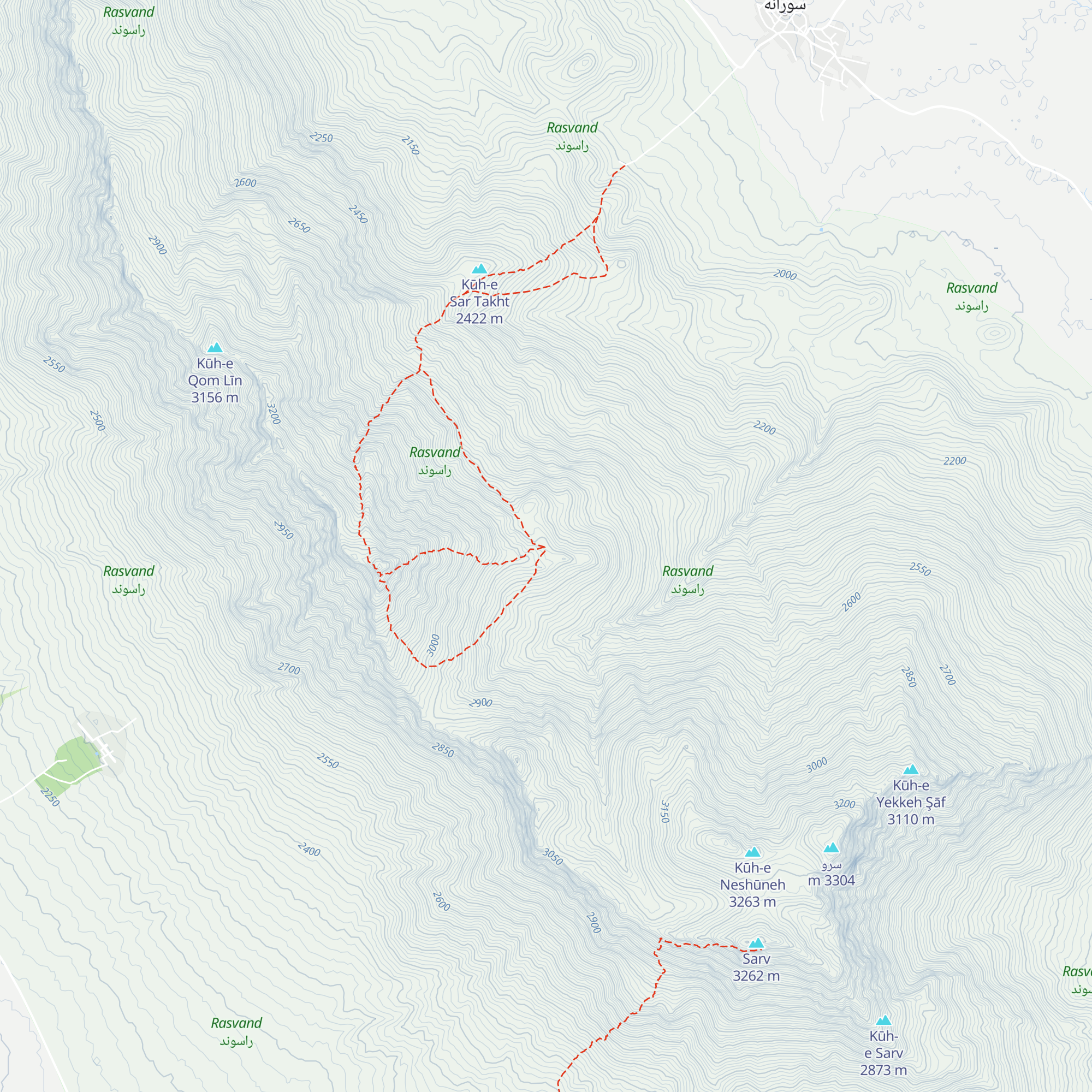 Shahbaz Shelter map