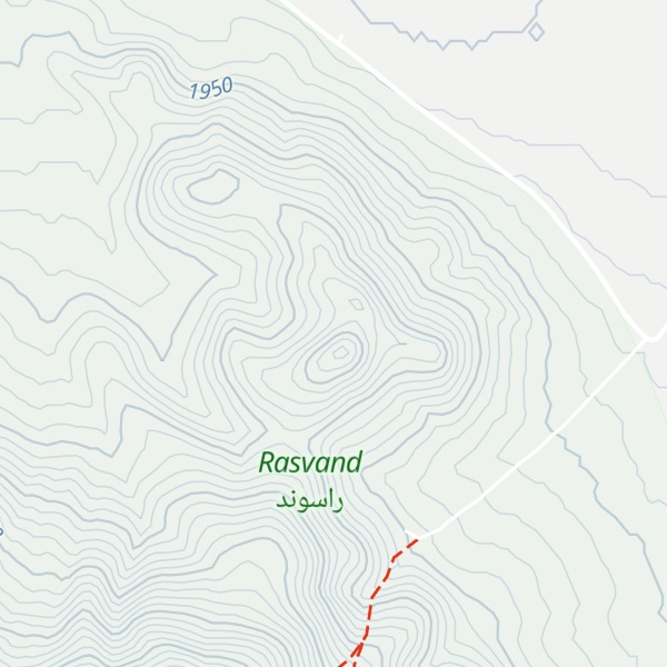Map of Kūh-e Qerqerūkeh