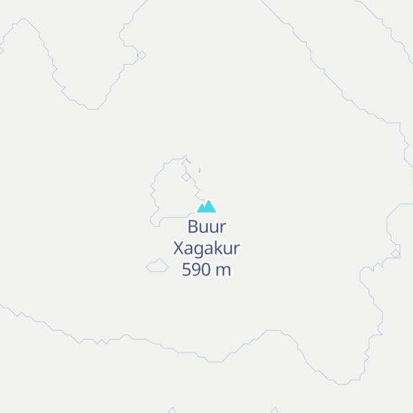 Map of Buur Xagakur