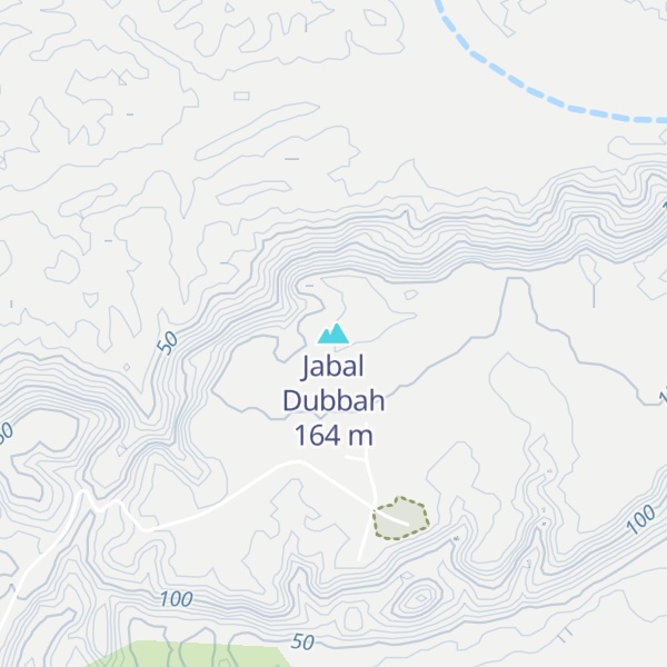 Map of Jabal Dubbah