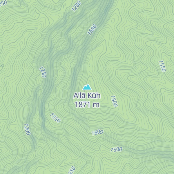 Map of A‘lā Kūh