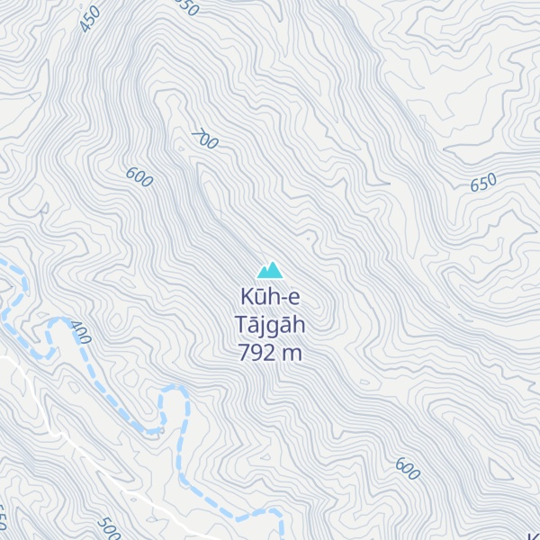 Map of Kūh-e Tājgāh