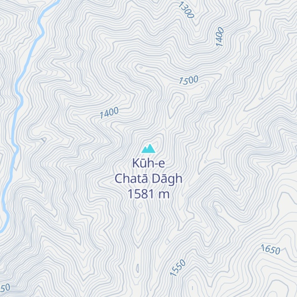Map of Kūh-e Chatā Dāgh
