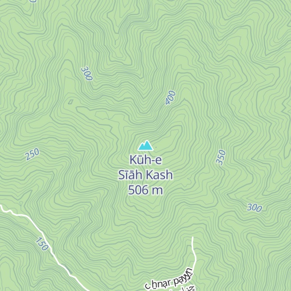 Map of Kūh-e Sīāh Kash