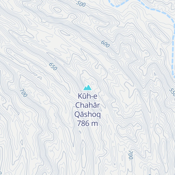 Map of Kūh-e Chahār Qāshoq