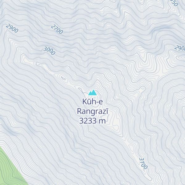 Map of Kūh-e Rangrazī