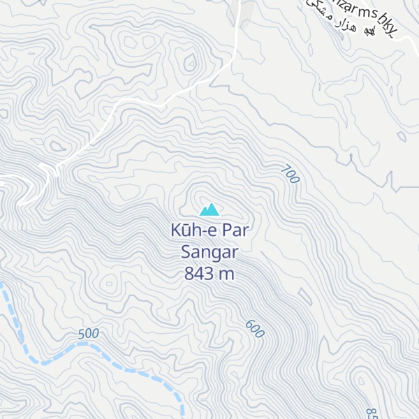 Map of Kūh-e Par Sangar