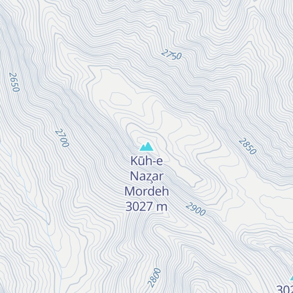 Map of Kūh-e Naz̧ar Mordeh
