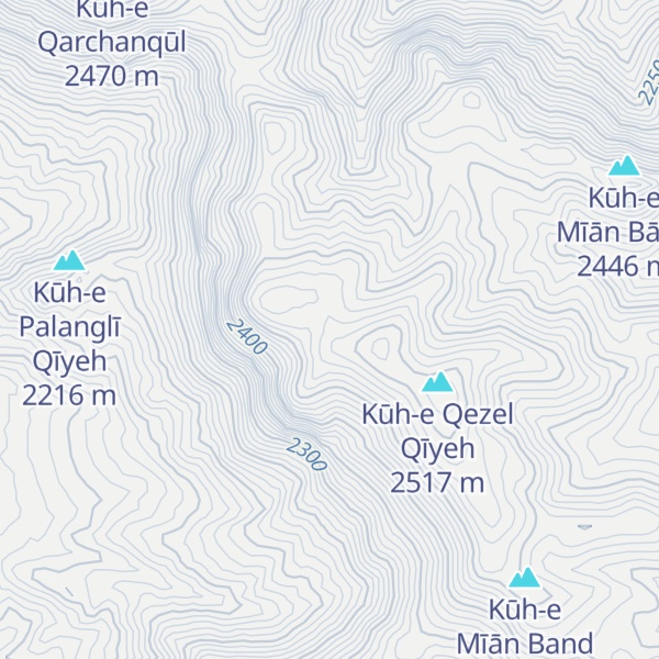 Map of Kūh-e Qamūlīn Gūylarī