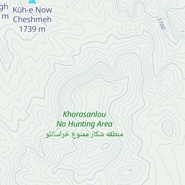 Map of Kūh-e Gūndūzlan